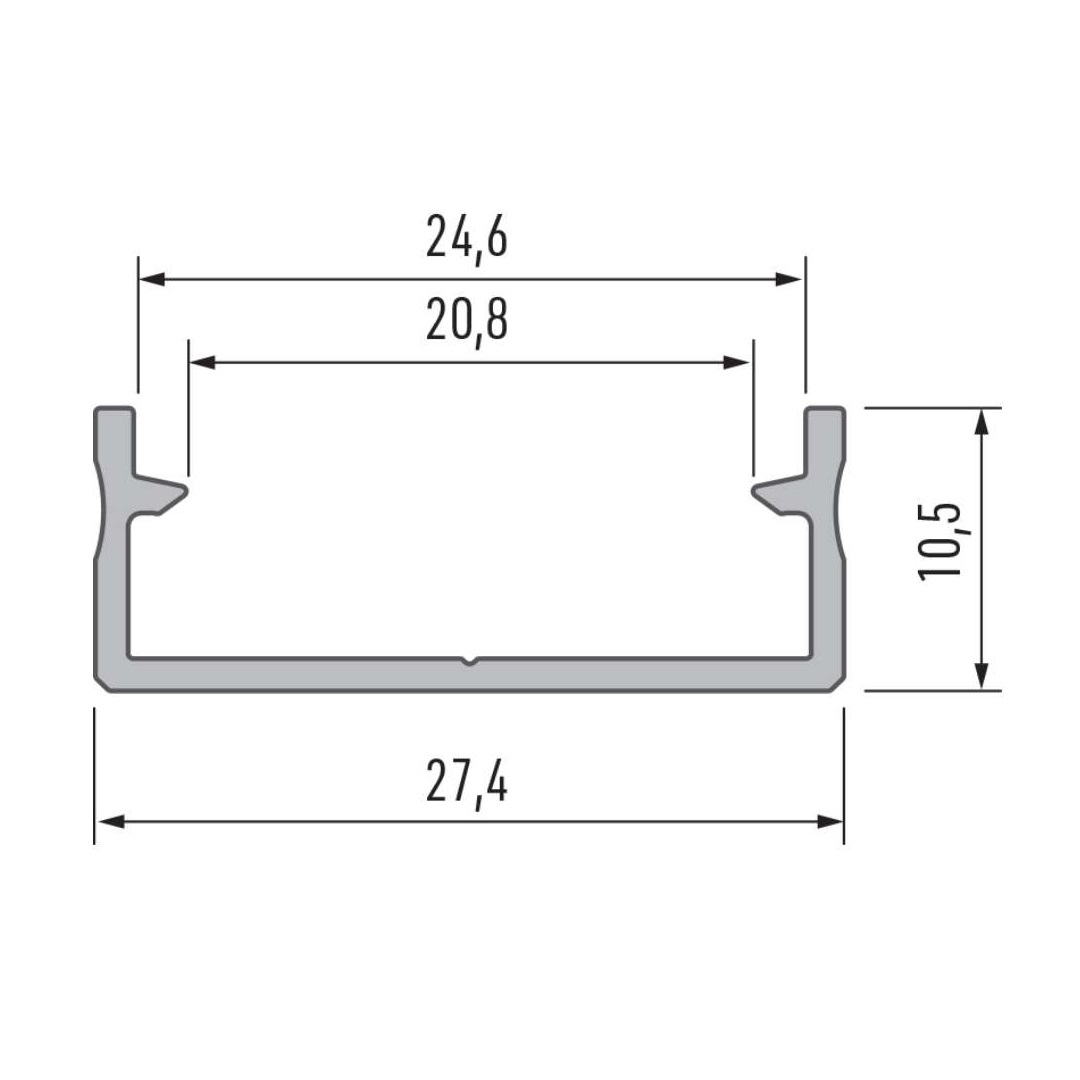 Profil LED Dual wymiary