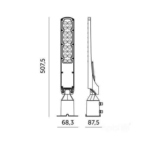 Lampa uliczna LED Cyoto 50W 5000lm Neutralna