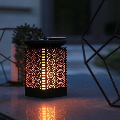 Lampion solarny LED imitacja płomienia
