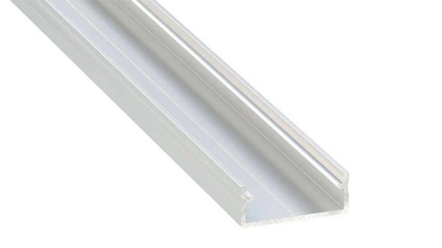 Profil LED natynkowy Dual surowy  - 2m