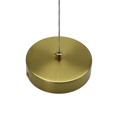 Lampa wisząca LED kula 15cm Amelia 15W - złota