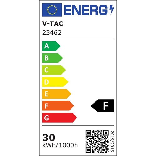 Halogen LED RGBW 6500K V-TAC 30W 2310lm z pilotem