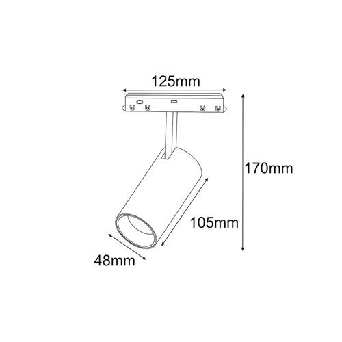 Reflektor magnetyczny Spotlight Osram 5Y 10W 3000K