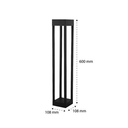 Lampa ogrodowa stojąca Melo 1xGX53 60cm