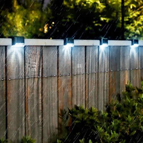 Lampki schodowe LED solarne - 2 sztuki