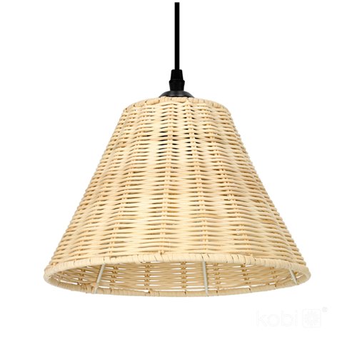 Lampa wisząca Boho Ronda 1xE27 ze splecionego rattanu