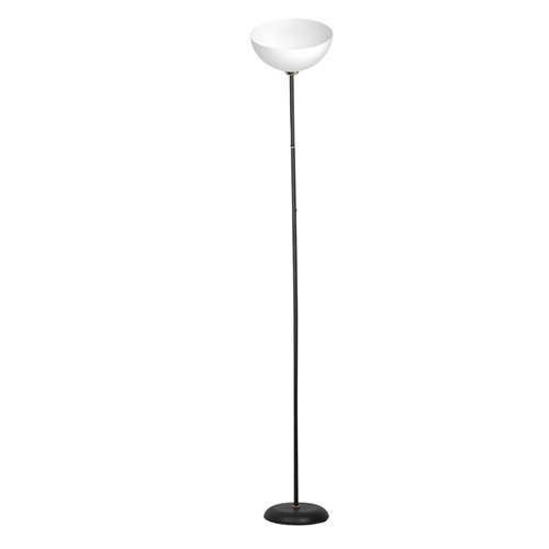 Lampa podłogowa 1xE27 130-170cm Zack czarna