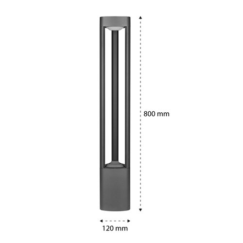 Lampa ogrodowa stojąca 1xGX53 Arto 80cm