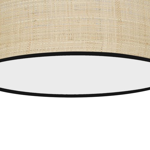 Lampa sufitowa okrągła Rattan 40cm 2xE27