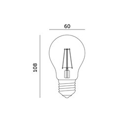 Żarówka LED Filament E27 do uprawy roślin Planty 8W