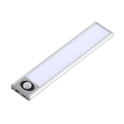 Lampa podszafkowa LED Slim srebrna USB 1W 20cm z czujnikiem