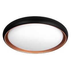 Plafon LED z pilotem Inside 54W 40cm CCT czarny-złoty