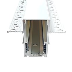 Szyna magnetyczna F-LINE gips-karton 12,5mm biała - 2 metry