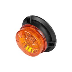 Lampa ostrzegawcza LED 12V-24V 130x65 mm pomarańczowa