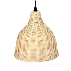 Lampa wisząca Boho Rennes 1xE27 ze splecionego rattanu