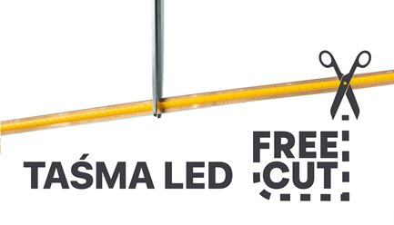 Taśma LED COB 24V 13W FREE CUT 528 LED CRI90 3000K 1m