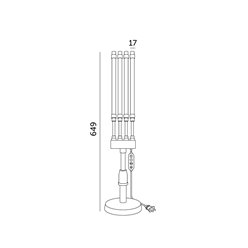 Lampa stojąca do uprawy roślin Vitaro 4 rozkładana 10W