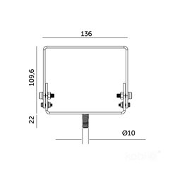 Uchwyt do lampy High Bay Anica 100W