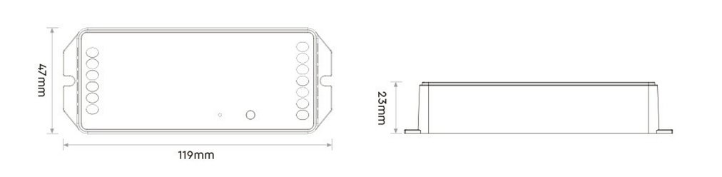 Mi-Light PR2 sterownik LED 2w1 Mono-CCT 12V-48V 20A