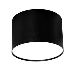 Oprawa sufitowa LED okrągła 8W CCT czarna IP54